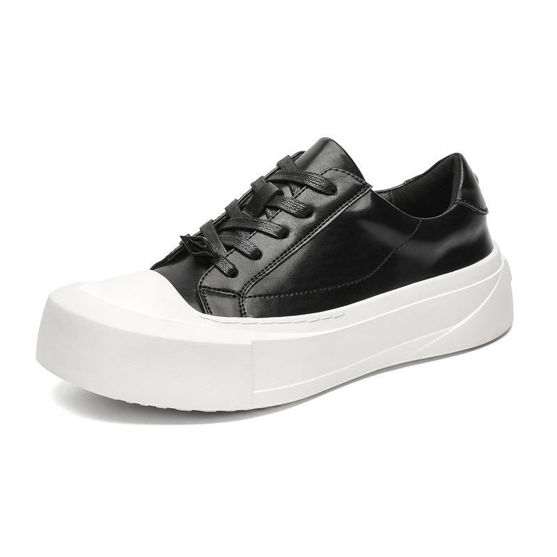 Туфли Дерби мужские с толстой подошвой, увеличивающие рост, в британском стиле, пара с такими же маленькими белыми туфлями, повседневная обувь для скейтбординга 66642-F