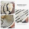 Women's Autumn and Winter Vintage Striped Knit Hat, Large Head Circumference, Face Slimming, Warm Ear Protection, Knitted Cold Weather Hat