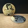 2025  Year Of The Snake Commemorative Coins Chinese Zodiac Medals 3D Relief Coins Collectibles  Year Coins