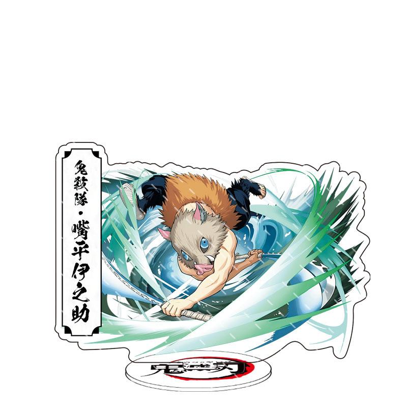 Double Sided New Demon Slayer Acrylic Stand Figures Tanjiro Nezuko Shinobu Giyu Anime Merchandise Collectible Display Decor