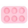 6Grid Mooncake силиконовая форма DIY выпечка мыла ручной работы форма для десерта кухонный инструмент
