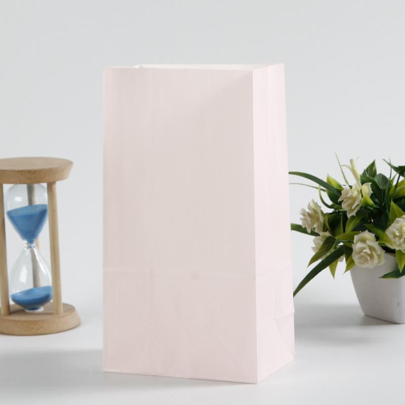10 шт. подарочные пакеты из бумаги для макарон, подарочные пакеты из розовой крафт-бумаги, детские праздничные украшения для дня рождения, свадебные принадлежности для детского душа