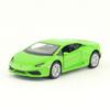 Масштаб 1/36 Huracan LP610-4, литая модель автомобиля, игрушечный автомобиль из цинкового сплава для детей, транспортные средства с откатным механизмом, игрушечный автомобиль для малышей, подарок для мальчиков и девочек (зеленый)