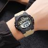 Large Dial Sports Watch Men's Multi-function Dual-time Luminous Electronic Watch Student Watch