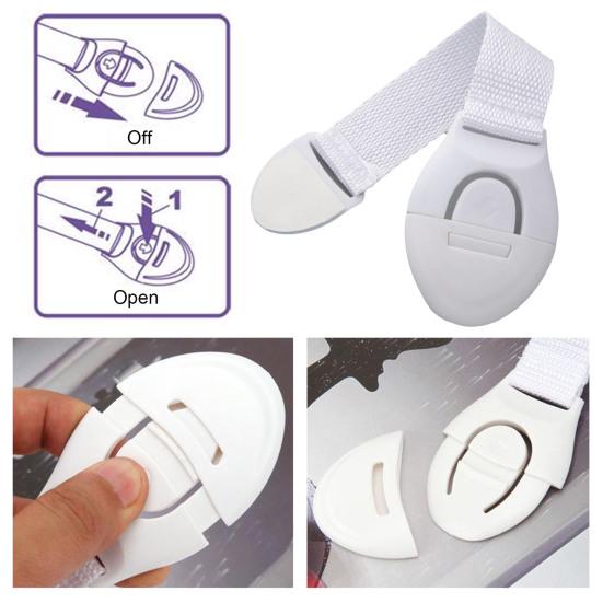 10 шт. Детский ремень безопасности, самоклеящийся, многоцелевой, для шкафа, окна, ящика, морозильной камеры, двери, для детей