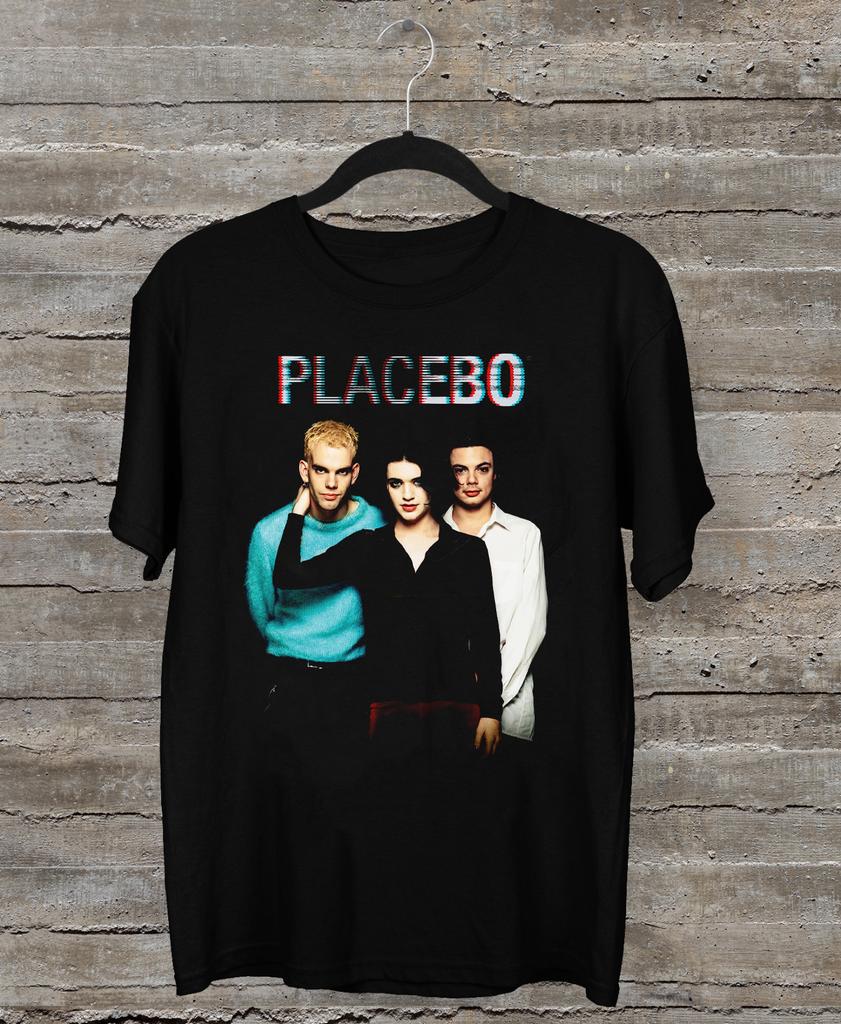 NEW Placebo Member Band Short Sleeve Black All Size Shirt AL70 Unisex T-Shirt