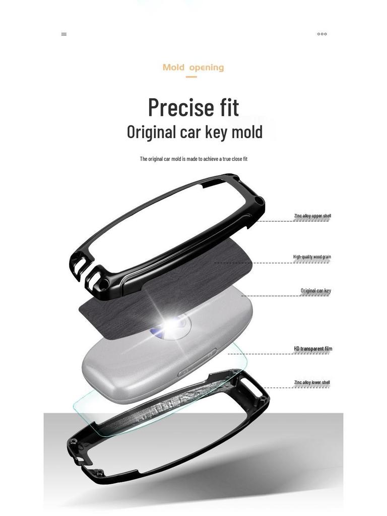 Чехол для ключа автомобиля Denza D9N7: Прочный чехол для пульта с полной защитой для 2023 Denza D9 - Унисекс