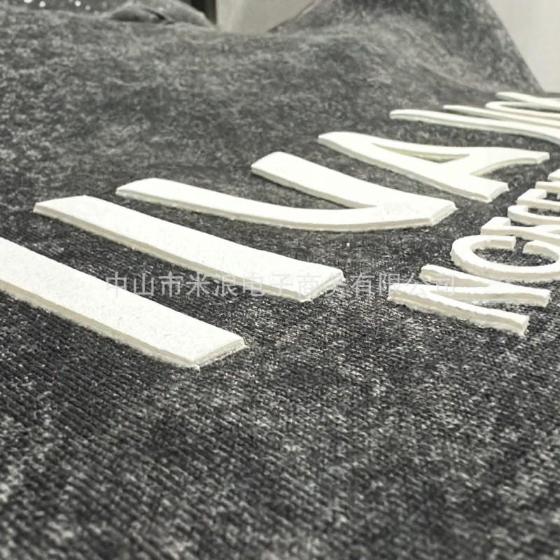 Унисекс Оверсайз Худи с 3D Стиркой Комплект Повседневных Брюк Streetwear