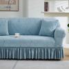 Skirt Sofa Cover New Anti Cat Claw All Inclusive Universal Cover All Seasons Dustproof Elastic Protective Cover