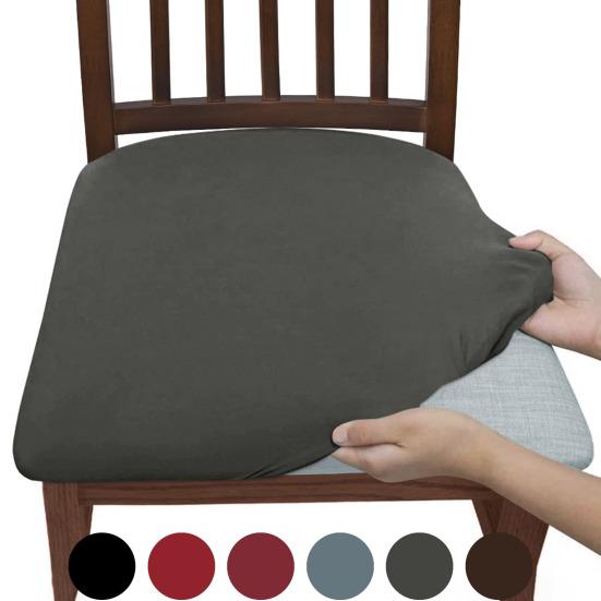 Chair Cover for Chairs Fans Bedside Tables Buckets Elastic Fabric Regularly Fit DIY Multi-Use Protector Washable Reusable Chair Seat Pad Sleeve