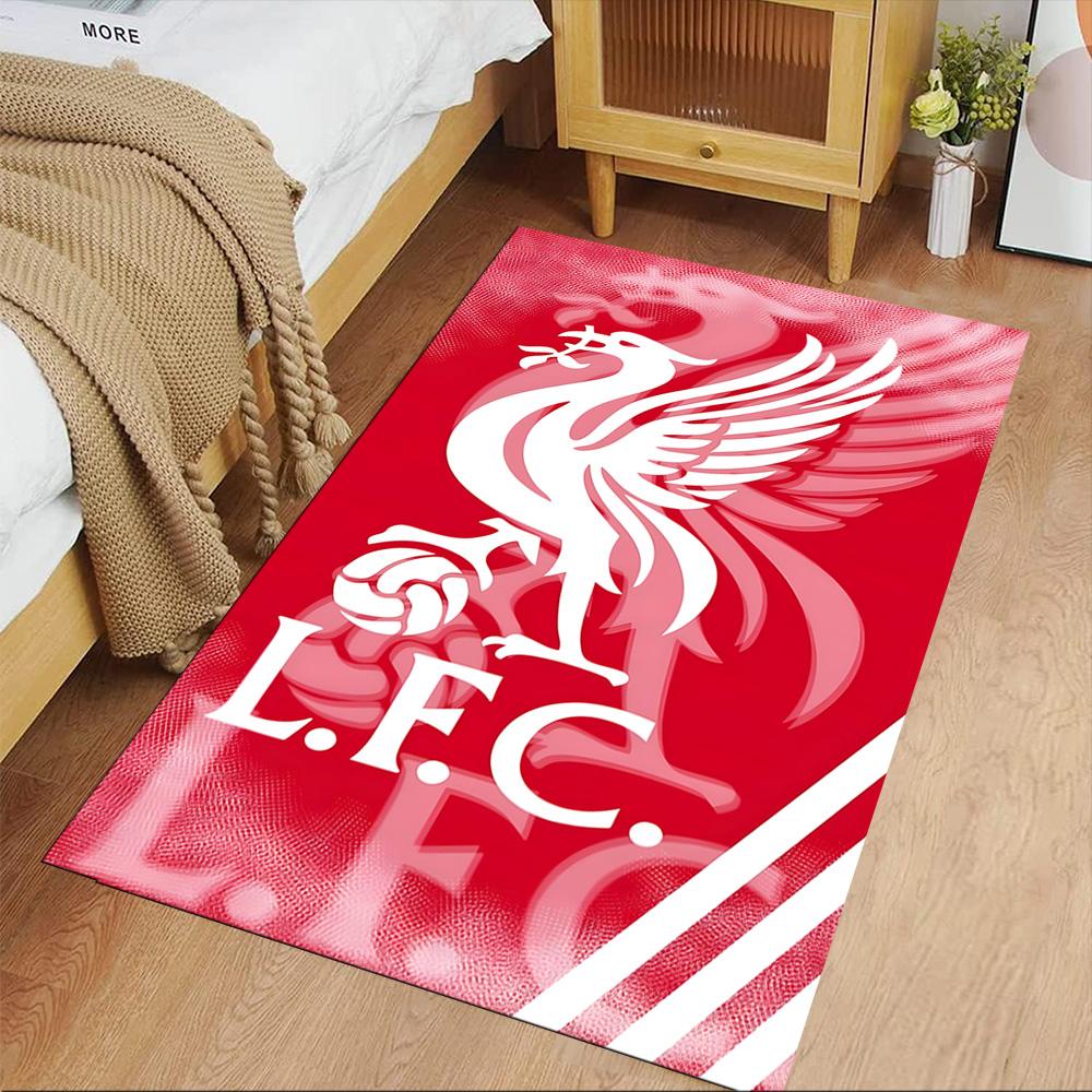 Liverpool FC Crest Floor Rug Office Rug Suitable for Decorate room Outdoor Study room Playrooms Antislip Carpet Anime Office Decor