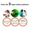 USB HEPA Air Purifier Ionizer Generator Deodorizer Home Air Cleaner Remove Formaldehyde PM2.5 Smoke Odor Allergies Pets Hair