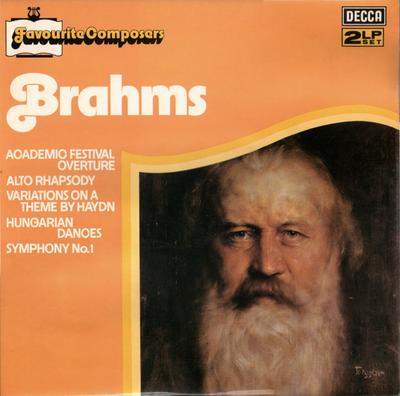 Виниловая пластинка ИОГАННЕС БРАМС - Любимые композиторы DPA553554 Decca 1976 Великобритания Классика Б/у