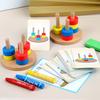 Children's Teaching Aids, Three-color Thinking Games, 3-6 Years Old, Color Inference, Problem Solving, Board Games, Brain Toys
