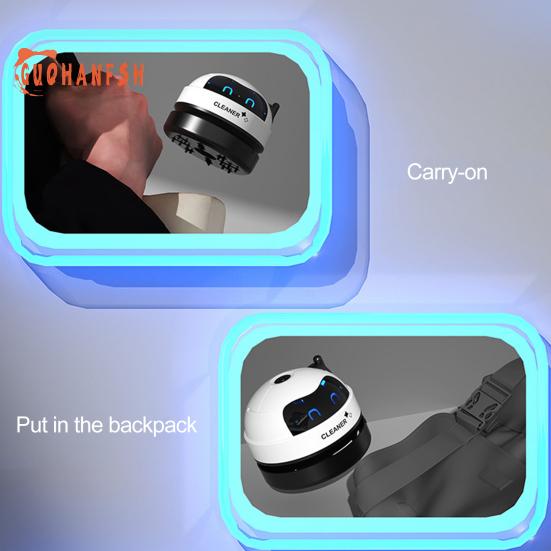 Портативный пылесос с зарядкой через USB, высокая эффективность всасывания, очистка на 360 градусов, удаление пыли, удлиненная насадка, клавиатура, настольный пылесос, инструменты для чистки