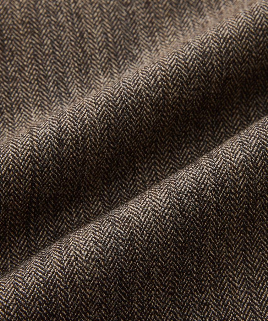 STCO Wool Herringbone Formal Pants_Brown (Classic Fit)_Sslxa62Chh