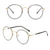 New Fashion Anti-Blue Light Glasses Women Men Round Frame Optical Glasses Eye Protection Office Computer Goggles Ultra Lighth