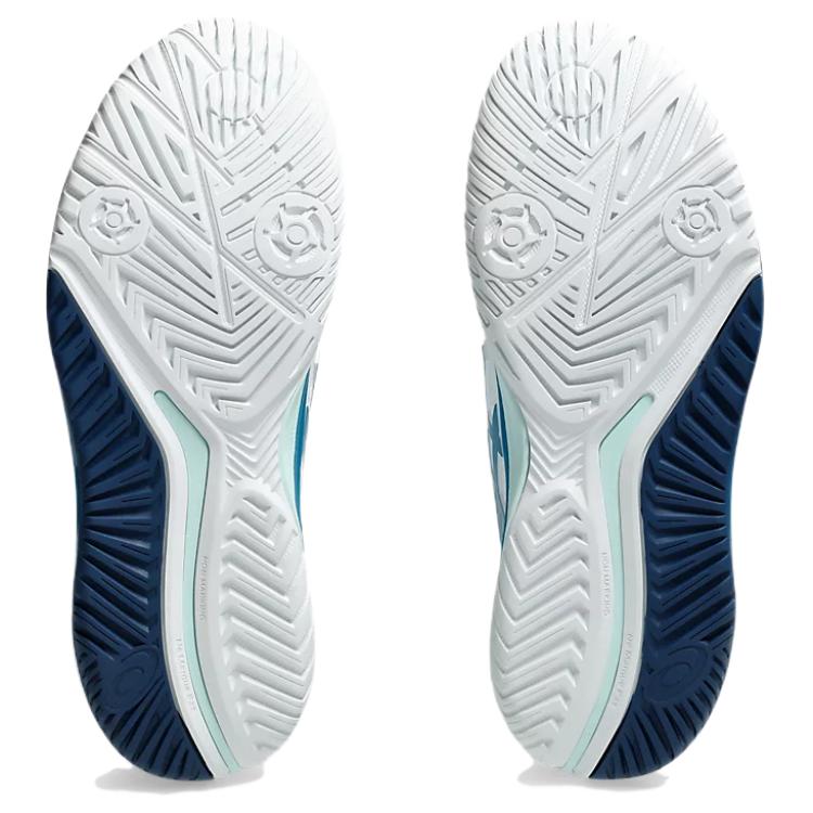 ASICS Gel Resolution 9 White Teal Blue Women's 1042A208-102