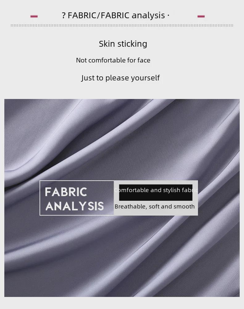 Женский шелковый кружевной пижамный комплект - 5 предметов: ночная рубашка с длинными рукавами, майка и шорты на весну, лето и осень