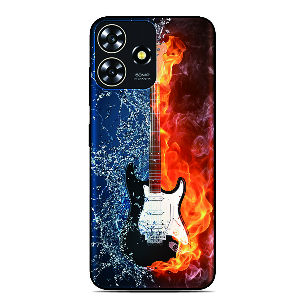 Flame Musica Phone Case For Blackview Wave 9C 8C 6C Shark 9 Color 8 Oscal C80 C70 C60 C30 C20 Pro Flat 2 1C 2C Tiger 13 12 Cover