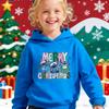 Hot Selling Stitch Christmas Themed Children's Autumn and Winter Hoodies, Warm and Comfortable, Fashionable Girls' Sportswear
