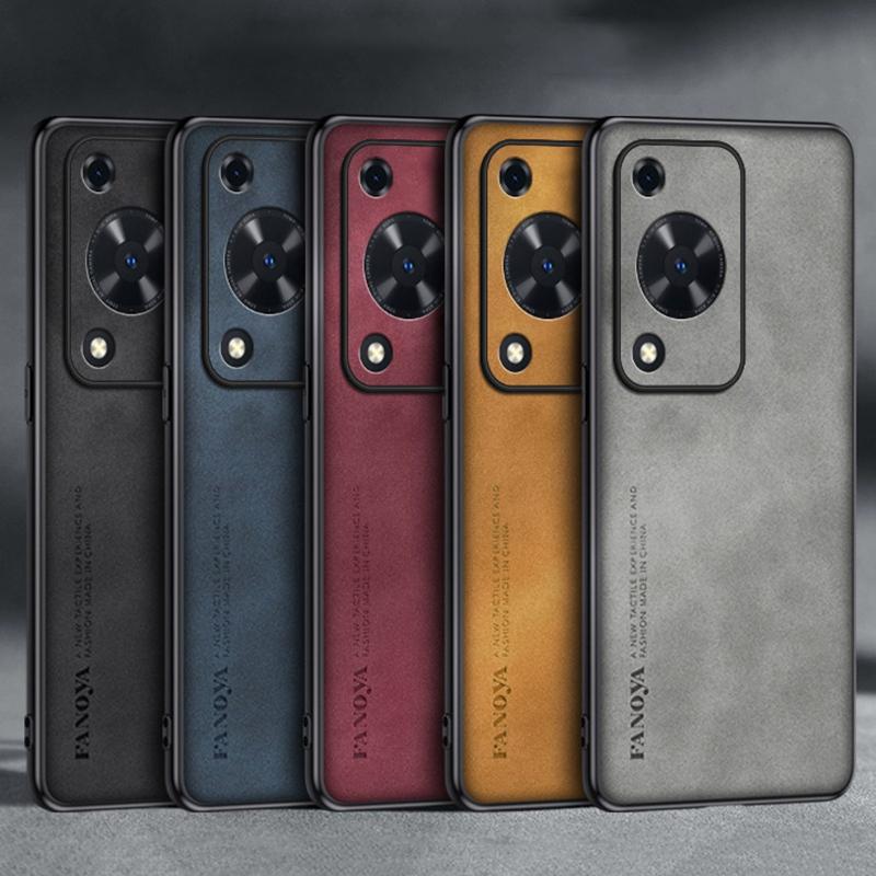 Чехол для Huawei Nova Y63, роскошный чехол из искусственной кожи для телефона Huawei Nova Y72 S Y72S, силиконовый противоударный чехол с полной защитой.