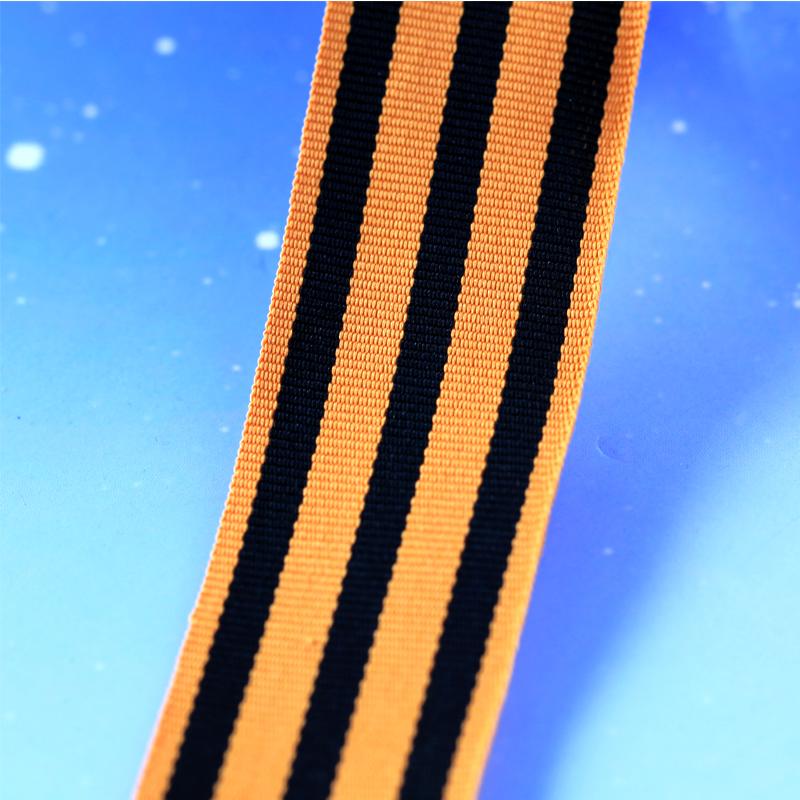 Лента для медалей шириной 35 мм и длиной 1 метр. Георгиевская лента, аксессуары ручной работы, памятный значок для подарочной поясной сумки