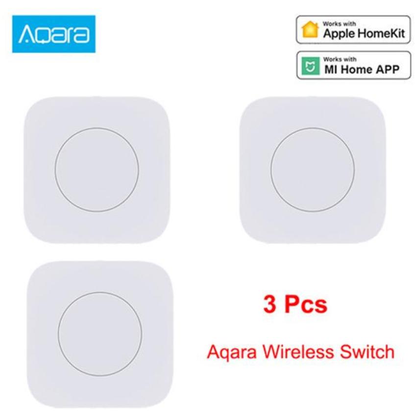 Mijia Aqara Smart Wireless Switch Key Интеллектуальное приложение Дистанционное управление Беспроводное соединение Wi-Fi ZigBee для Xiaomi Mih… Больше