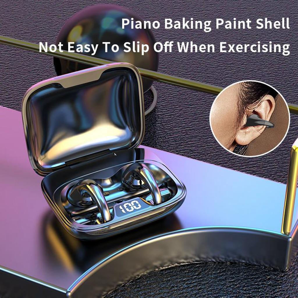 Беспроводная Bluetooth-гарнитура, наушники безболезненного ношения, наушники с тяжелыми басами, Hi-Fi объемный звук, сверхдолгий срок службы батареи