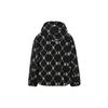 New MLB Old Flower Velvet Jackets Unisex Black 3AJPF1316-50BKS