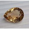 Beautiful Imperial Topaz Pear 17-19 Ct Certified Loose Gemstone