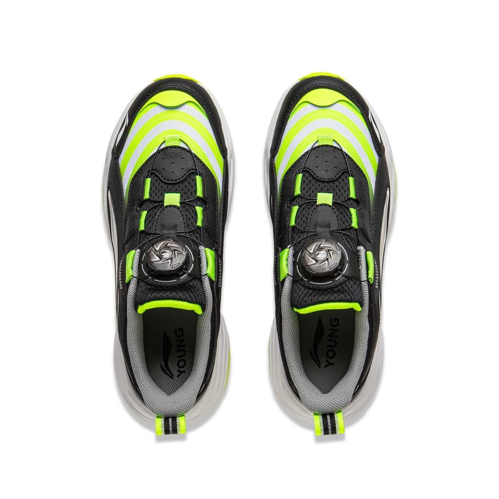 Li Ning Детские Aurora Спортивный Стиль Жизни Универсальные Удобные Мягкие Амортизирующие Низкие Повседневные Кроссовки Детские Повседневные Кроссовки YKCV202-5