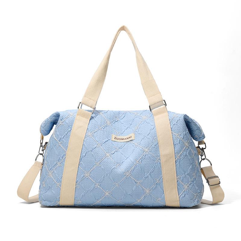 Дорожная сумка, иностранный стиль, изысканная и простая текстура, сумка для фитнеса, легкая сумка для хранения, большая плечевая сумка-тоут для поездок на работу