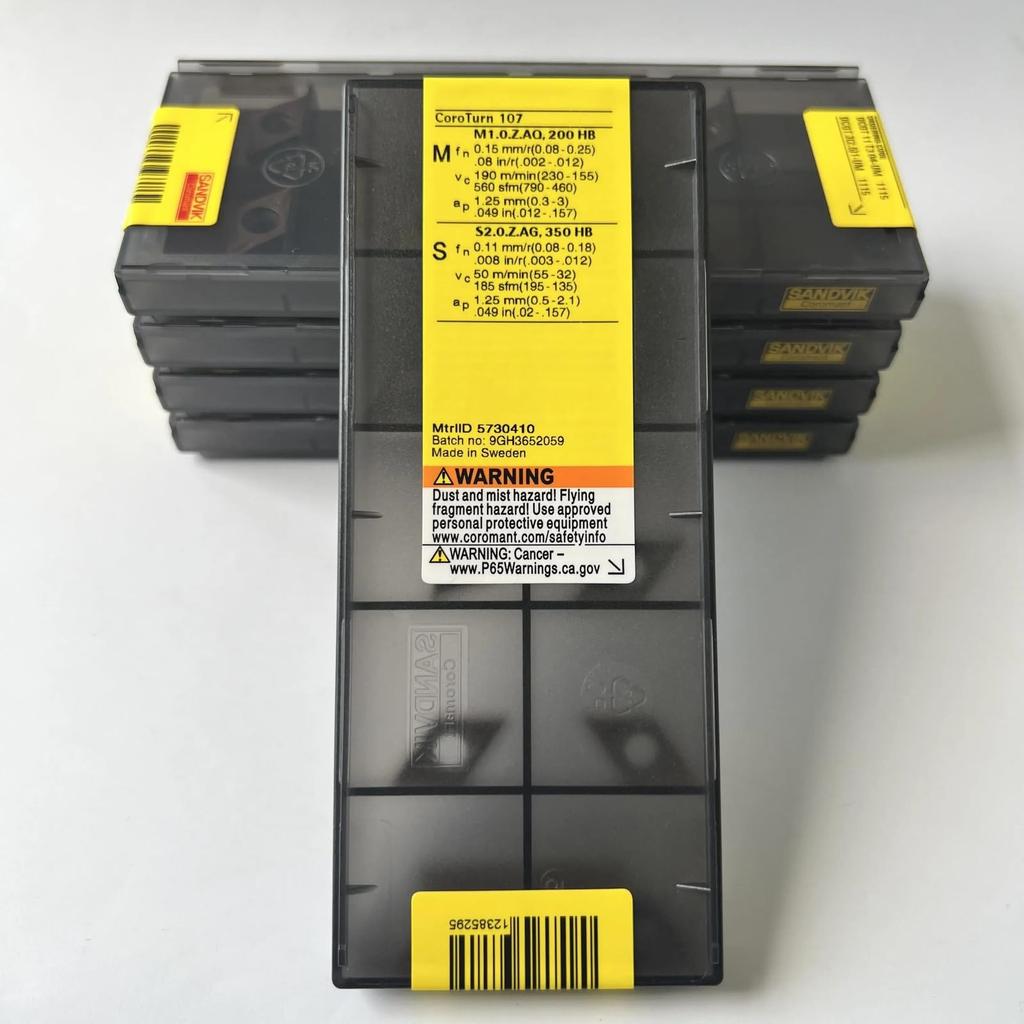 Original Sandvik / DCGT11T304-UM 1115 CNC Lathe Carbide Blade 10 PCS