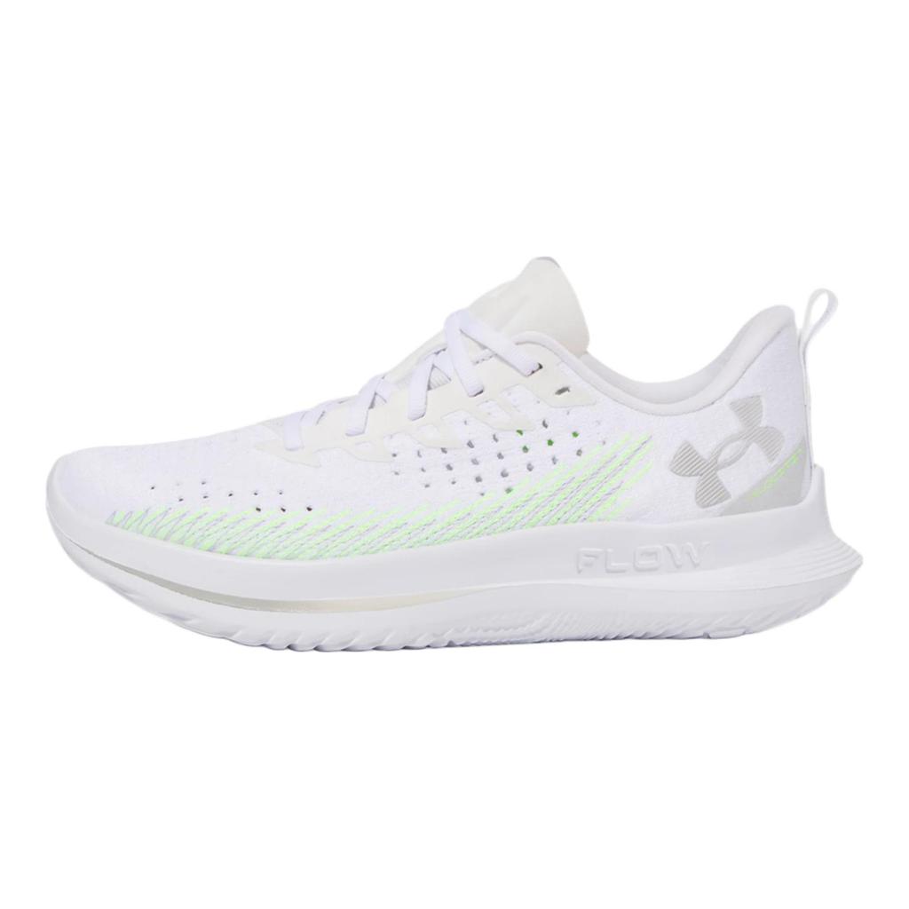 Under Armour Velociti 4 Нескользящие, Дышащие, Легкие Кроссовки для Бега с Низким Верхом и Отскоком Женские Белые Кроссовки 3027586-104
