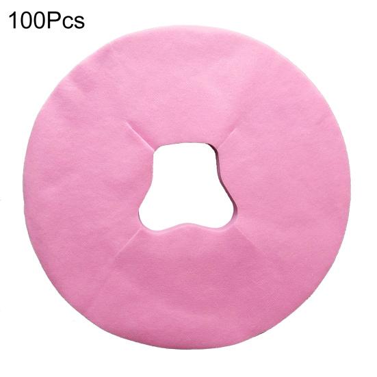100Pcs Disposable Face Cradle Covers Massage Face Rest Covers Breathable Bed Hole Pad for Salons Headrest Spas Clinics Massage Tables Chairs