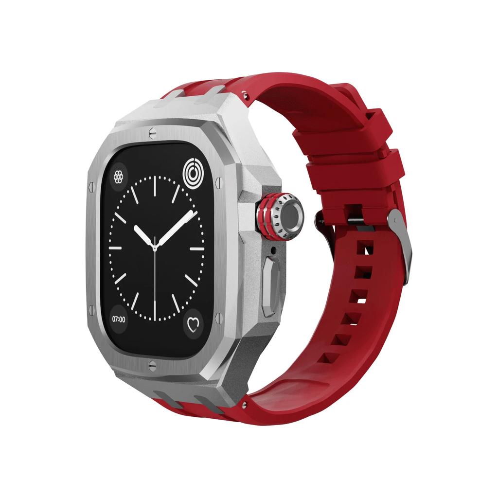 Набор для роскошной модификации для Apple Watch Ultra 2/Ultra 49 мм Ремешок и корпус из нержавеющей стали для IWatch Series 49 мм Аксессуары