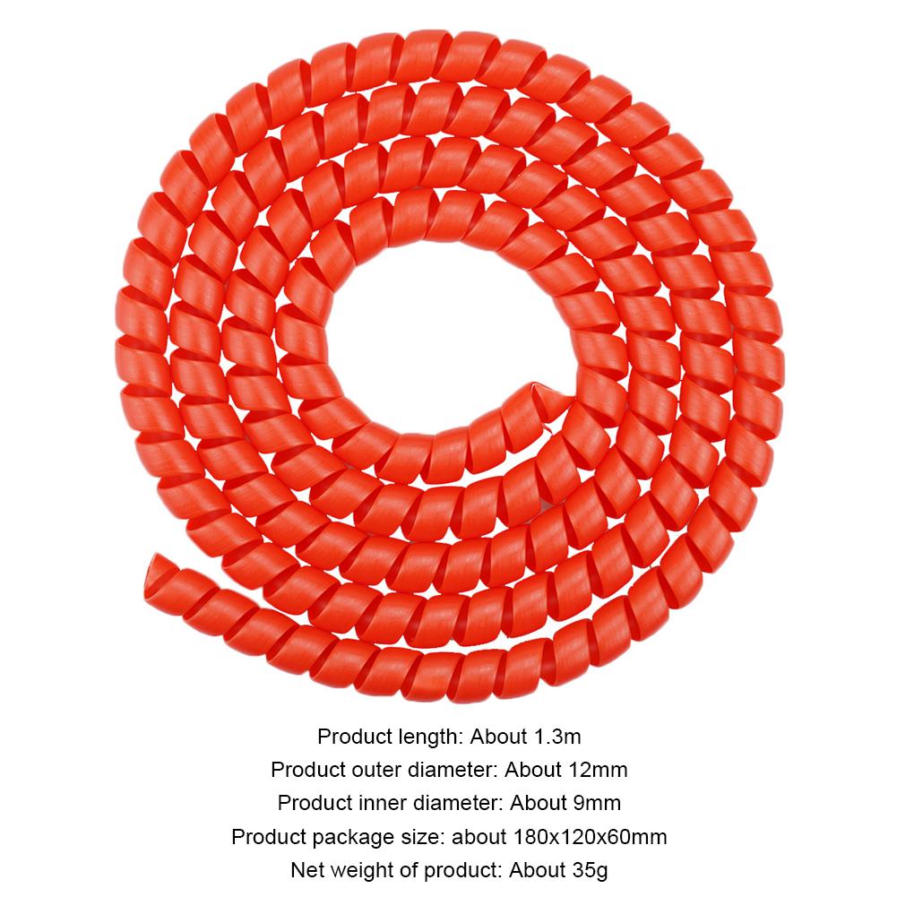 1.3м Спиральная обмотка кабеля Защита провода износостойкая для M365 PRO 2 Универсальный органайзер для проводов Трубка Защита Спиральная обмотка