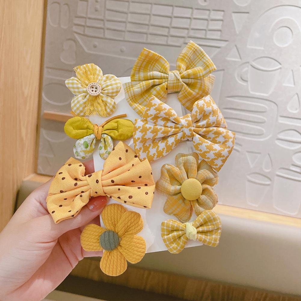 Детская заколка для волос 8 шт./компл. детские заколки для волос с бантом головные уборы BB зажим аксессуары для волос