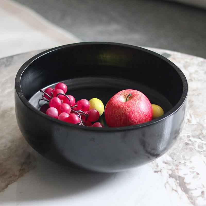 Простые скандинавские круглые украшения, фруктовая тарелка, миска для закусок, украшения для комнаты-образца, журнальный столик, офис продаж отеля, мягкие украшения