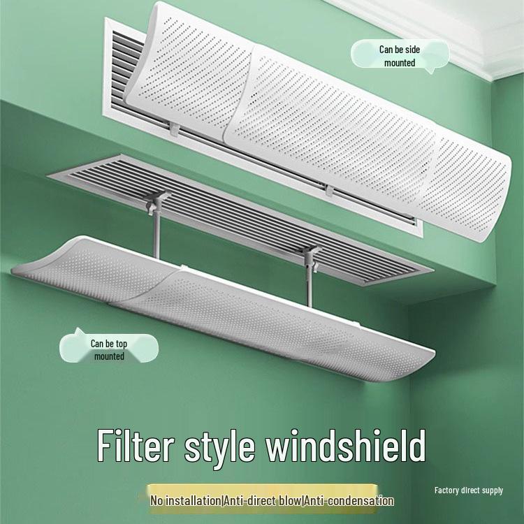 Universal Air Conditioner Deflector: Anti-Direct Blow Office Air Guide