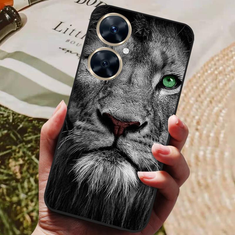 For Funda Huawei Nova 11i Case Soft Silicone Wolf Back Cover Phone Cases for Huawei Nova 11i MAO-LX9 Case Nova11i 11 i Coque