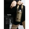 CB JAPAN Octabottle, Gray, 340ml, Direct Drinking, Vacuum Insulated Stainless Steel Bottle with Dedicated Holder, Holms