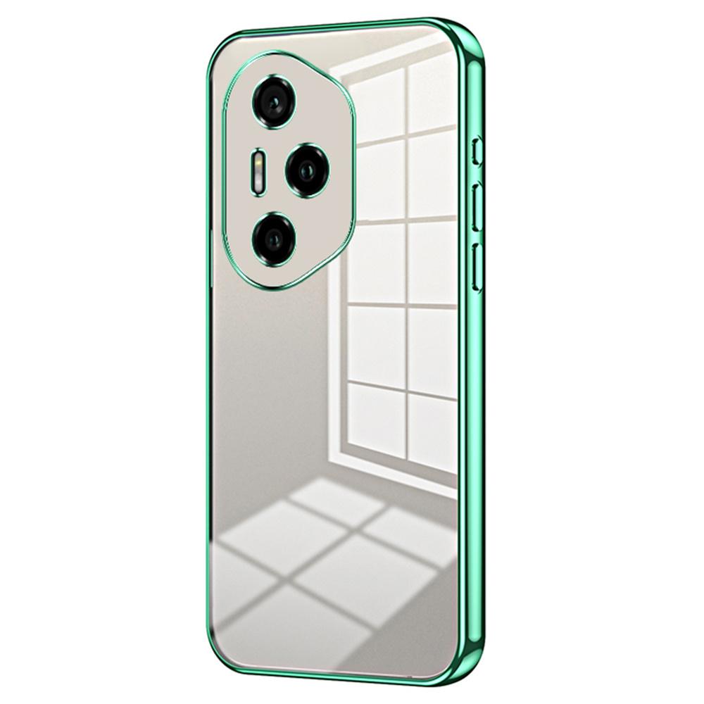 Чехол для Honor 300 Pro с гальванизированной рамкой, мягкая ТПУ накладка для телефона