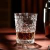 310 мл Бытовая стеклянная кружка для виски с гравировкой в клетку Пивная кружка Бутылка для воды Стакан для сока Хрустальное стекло Ins Diamond Pattern Прозрачная кружка