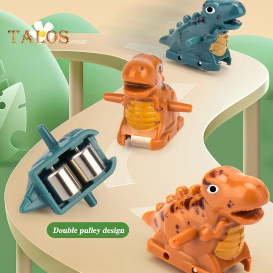 Электрическая игрушка-горка с динозавром и световой музыкой, мультяшный динозавр, автоматическая лестница, американские горки, скользящая игрушка, подарок для малышей, мальчиков и девочек