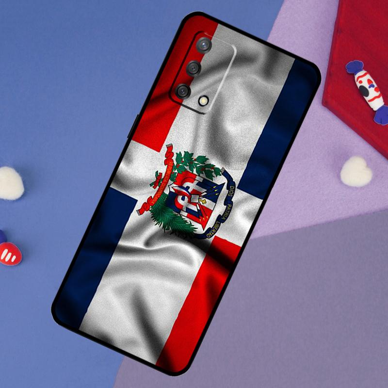 Dominican Republic Flag Case For Oppo A78 A18 A38 A74 A94 A54 A58 A98 A80 A60 A40 A96 A76 A16 A15 A17 A57 A5 A6 Pro