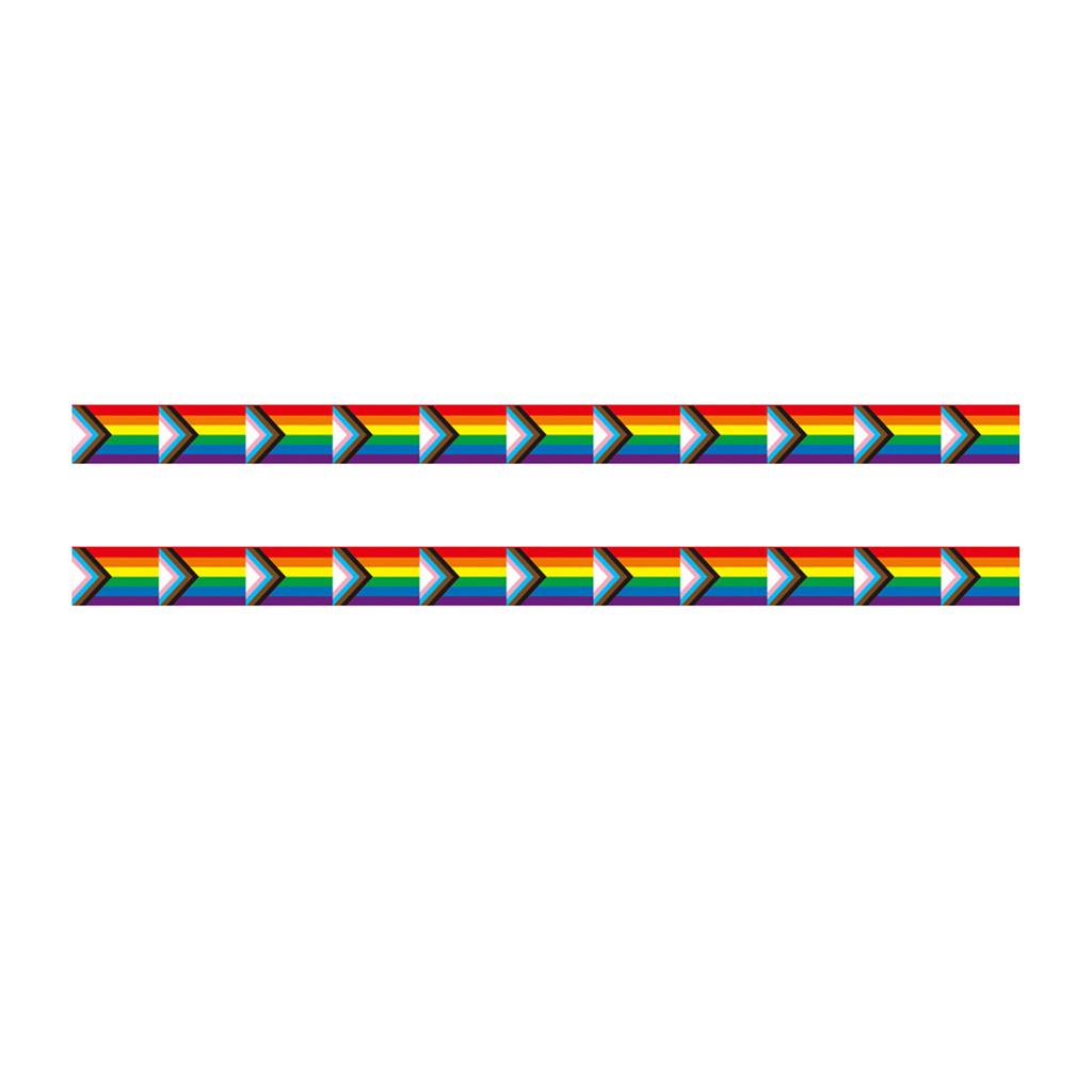 Colorful Wrist Straps Elastic Hair Band Rainbow Flag Streamers for Festive Occasions Unisex Party Wristband Accessories