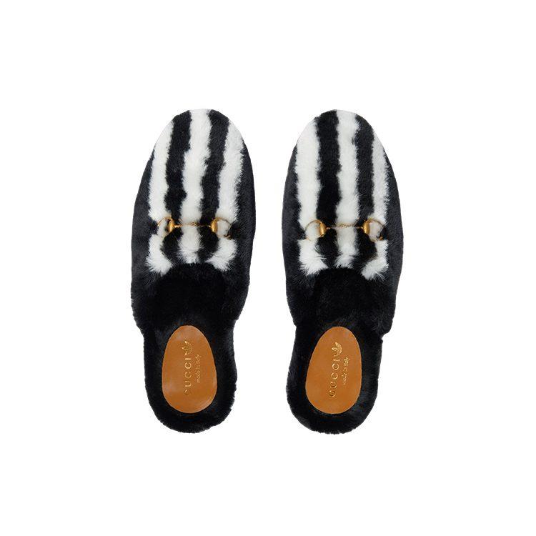 Gucci X Adidas Originals Закрытые тапочки Женские Черно-белые 722442 FAAYJ 1092