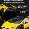 1:Модель суперкара Huracan Sterrato Lp770 Масштаб 1:18 Игрушки Сплав Литье под давлением Звук Свет Двери Открываются Рождественские Подарки Спортивные Машины Для Детей